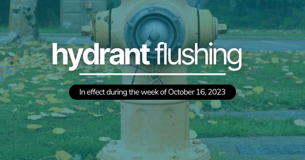 Fall Hydrant Flushing | Thames Centre